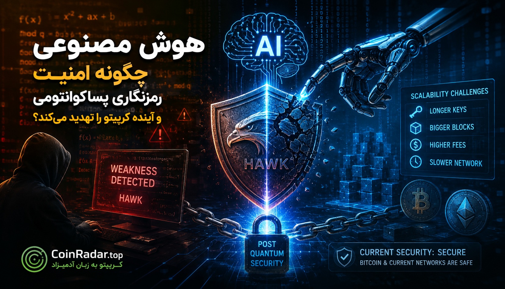 هوش مصنوعی و امنیت کریپتو